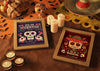 Day Of Dead Traditional Mexican Mock-Ups With Candles Psd