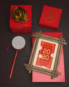 Decorations On Table For Chinese New Year Psd