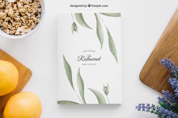 Decorative Book Cover Mockup Psd