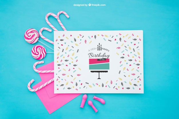 Decorative Celebration Composition Psd