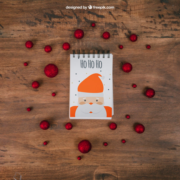 Decorative Christmas Mockup Psd