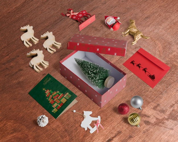 Decorative Christmas Mockup Psd