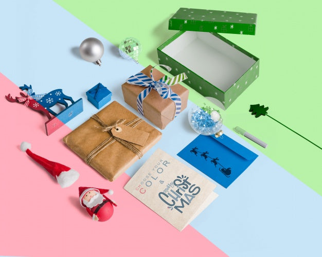 Decorative Christmas Mockup Psd