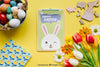Decorative Easter Mockup With Clipboard Psd