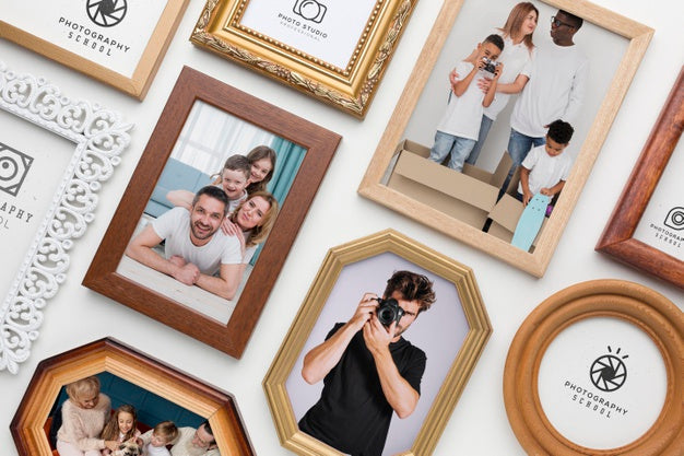 Decorative Frame Concept Mock-Up Psd