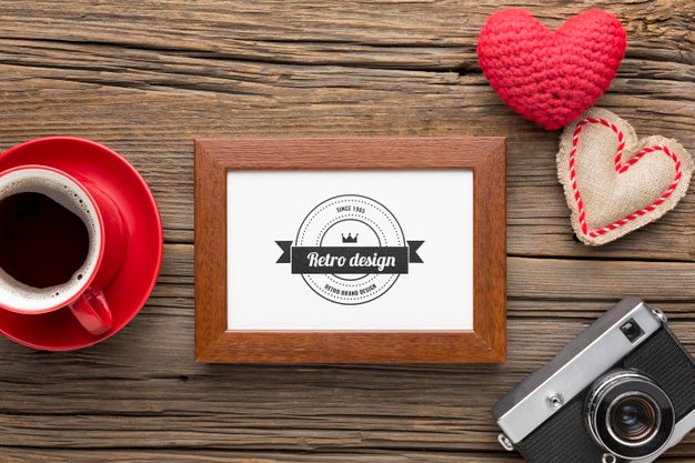 Decorative Frame Concept Mock-Up Psd