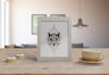 Decorative Frame Mockup On Table At Home Psd