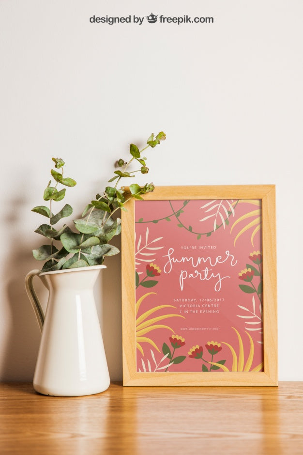 Decorative Frame Mockup Psd