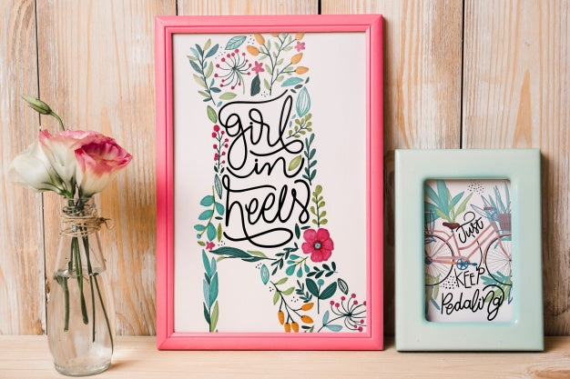 Decorative Frame Mockup Psd