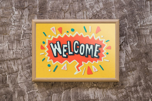 Decorative Frame Mockup With Quote Concept Psd