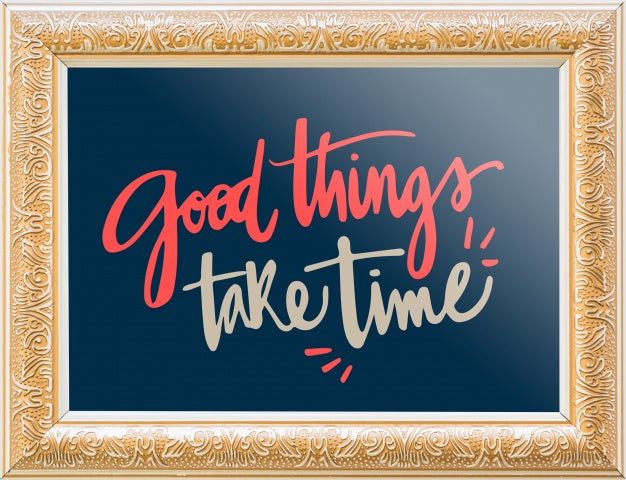 Decorative Frame Mockup With Quote Concept Psd