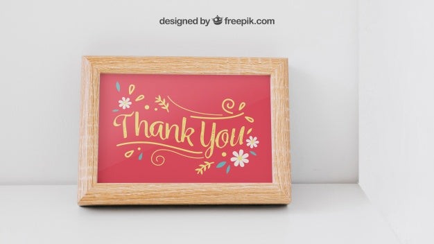 Decorative Photo Frame Mockup Psd
