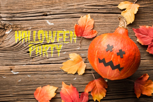 Decorative Pumpking For Halloween Day Psd