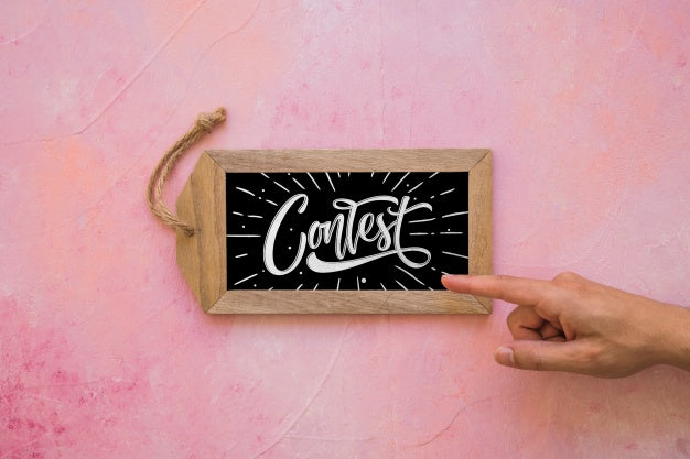 Decorative Quote And Frame Mockup Concept Psd