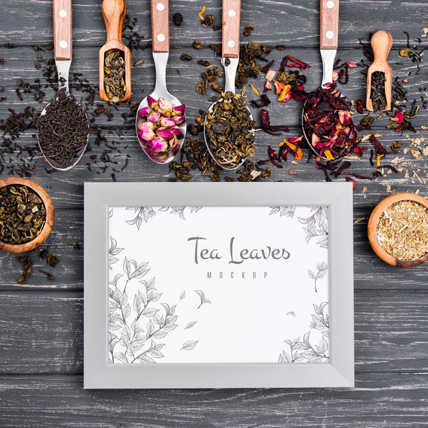 Delicious Aromatic Tea Concept Mock-Up Psd