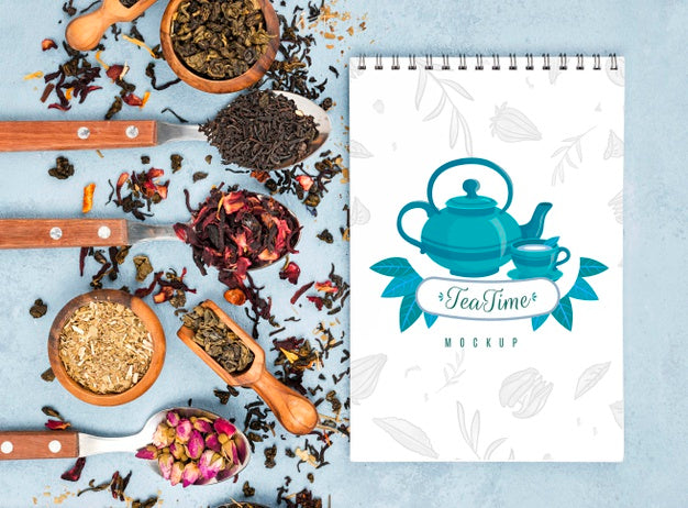 Delicious Aromatic Tea Concept Mock-Up Psd