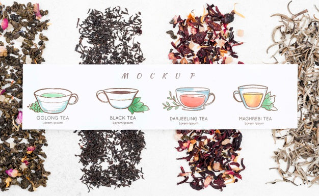 Delicious Aromatic Tea Concept Mock-Up Psd