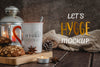 Delicious Beverage And Cookie Psd