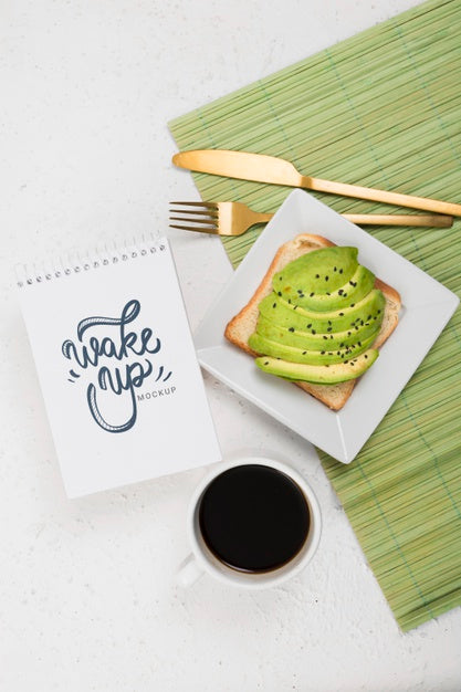 Delicious Breakfast Concept Mock-Up Psd