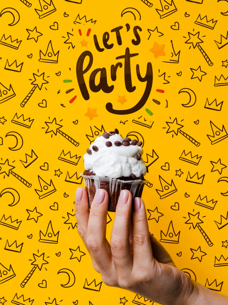 Delicious Cake At Birthday Party Psd