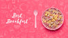 Delicious Cereals With Milk For Breakfast Psd