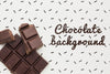 Delicious Chocolate Bar With White Background Mock-Up Psd