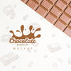 Delicious Chocolate Concept Mock-Up Psd