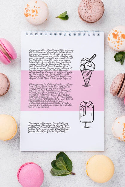 Delicious Dessert Concept Mock-Up Psd