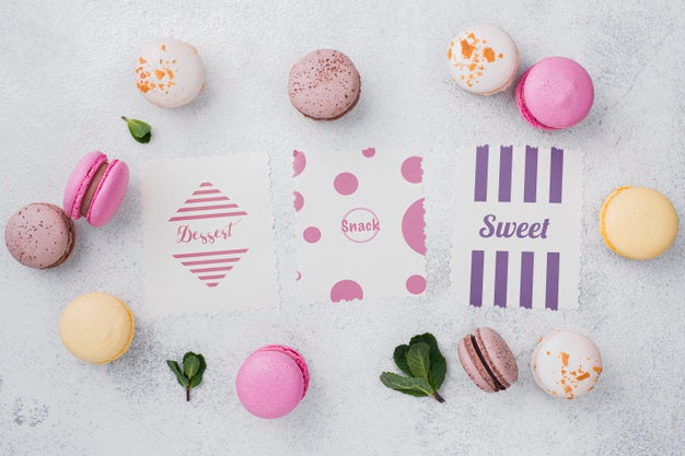 Delicious Dessert Concept Mock-Up Psd