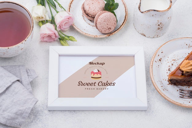 Delicious Dessert Concept Mock-Up Psd