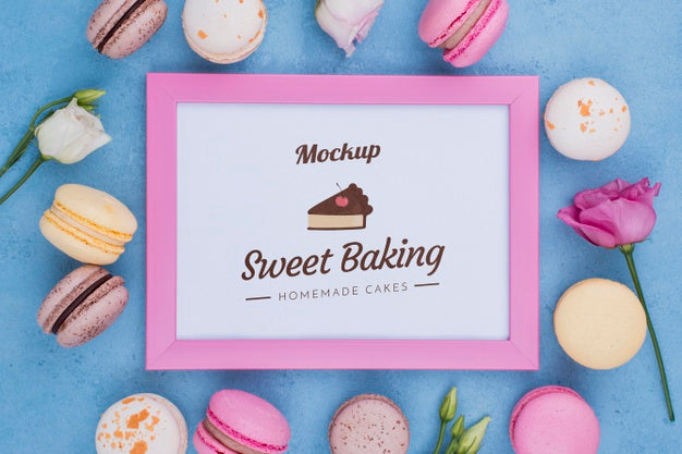 Delicious Dessert Concept Mock-Up Psd