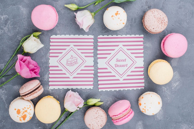 Delicious Dessert Concept Mock-Up Psd