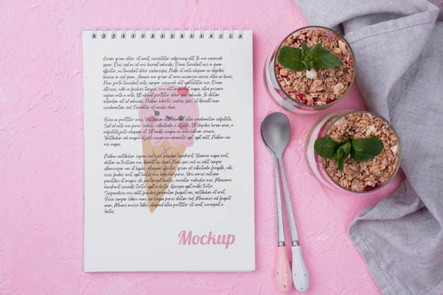 Delicious Dessert Concept Mock-Up Psd