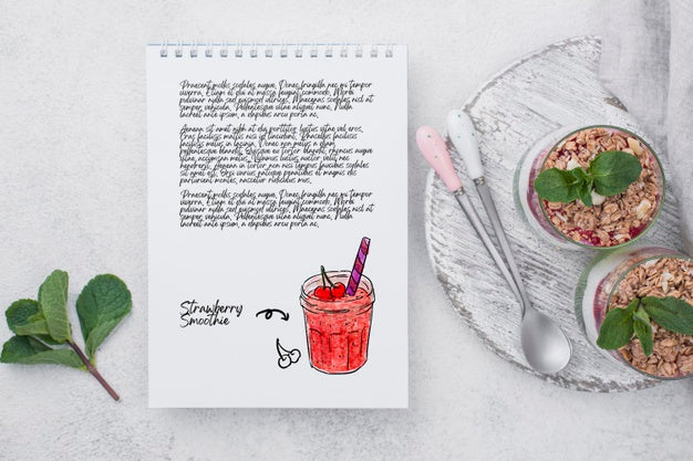 Delicious Dessert Concept Mock-Up Psd