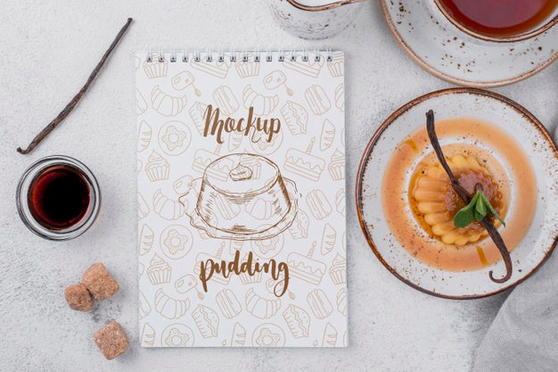 Delicious Dessert Concept Mock-Up Psd