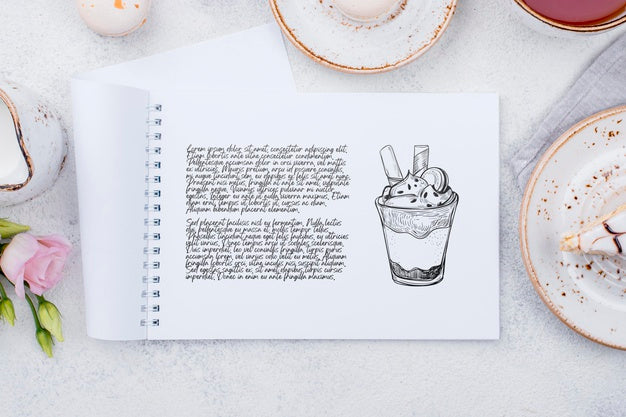 Delicious Dessert Concept Mock-Up Psd
