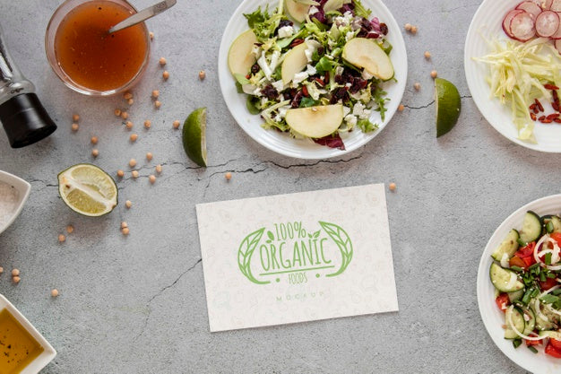 Delicious Food For Lunch On Desk Psd