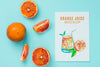 Delicious Fruit Concept Mock-Up Psd