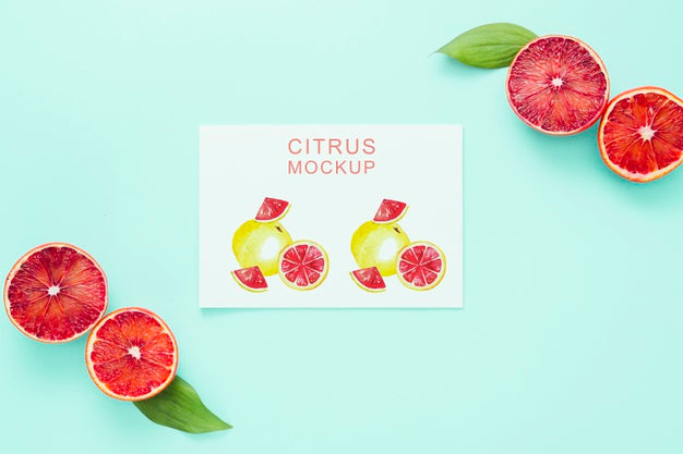 Delicious Fruit Concept Mock-Up Psd