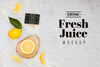 Delicious Fruit Concept Mock-Up Psd