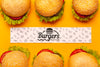 Delicious Hamburger House With Mock-Up Banner Psd
