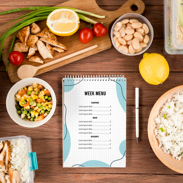 Delicious Menu Concept Mock-Up Psd