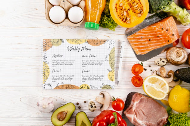 Delicious Menu Concept Mock-Up Psd