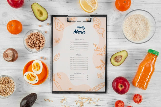 Delicious Menu Concept Mock-Up Psd
