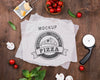 Delicious Pizza Concept Mock-Up Psd