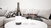 Delicious Red Wine In A Modern Living Room Mockup Psd