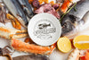 Delicious Sea Food Assortment With Plate Mock-Up Psd