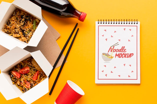 Delicious Street Food Concept Mock-Up Psd