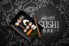 Delicious Sushi Bar With Mock-Up Psd