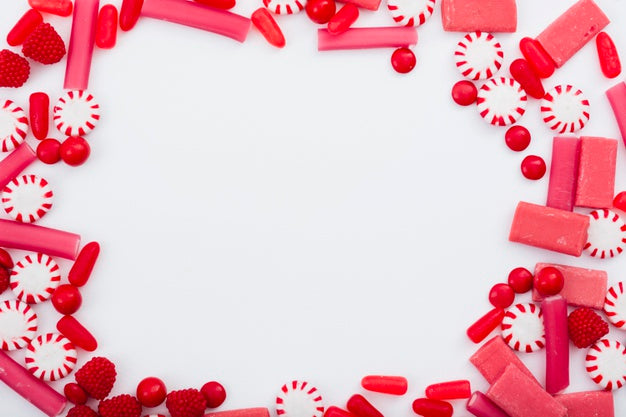 Delicious Sweets Concept Mock-Up Psd